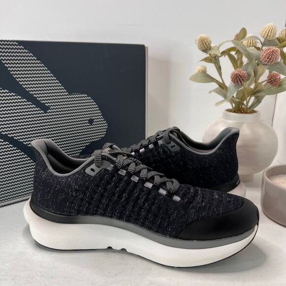 Rabbit Dream Chaser Running Shoes Sneaker Lace Up Black RMSDC-1 Men's 9M NWB - Picture 7 of 10